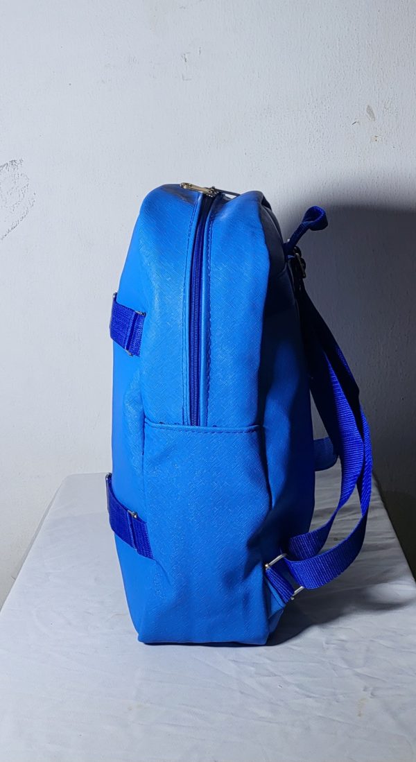 Product Description: School Bag (Lacoste). The leading manufacturer in Lagos, Nigeria, manufactured this bag. Details/specifications: Made from imported quality leather, it features padded interior space for a laptop. It comes with adjustable  It is available in Black, Brown and blue Made in Nigeria The product is available for immediate delivery. Rate: N 7,000 per one